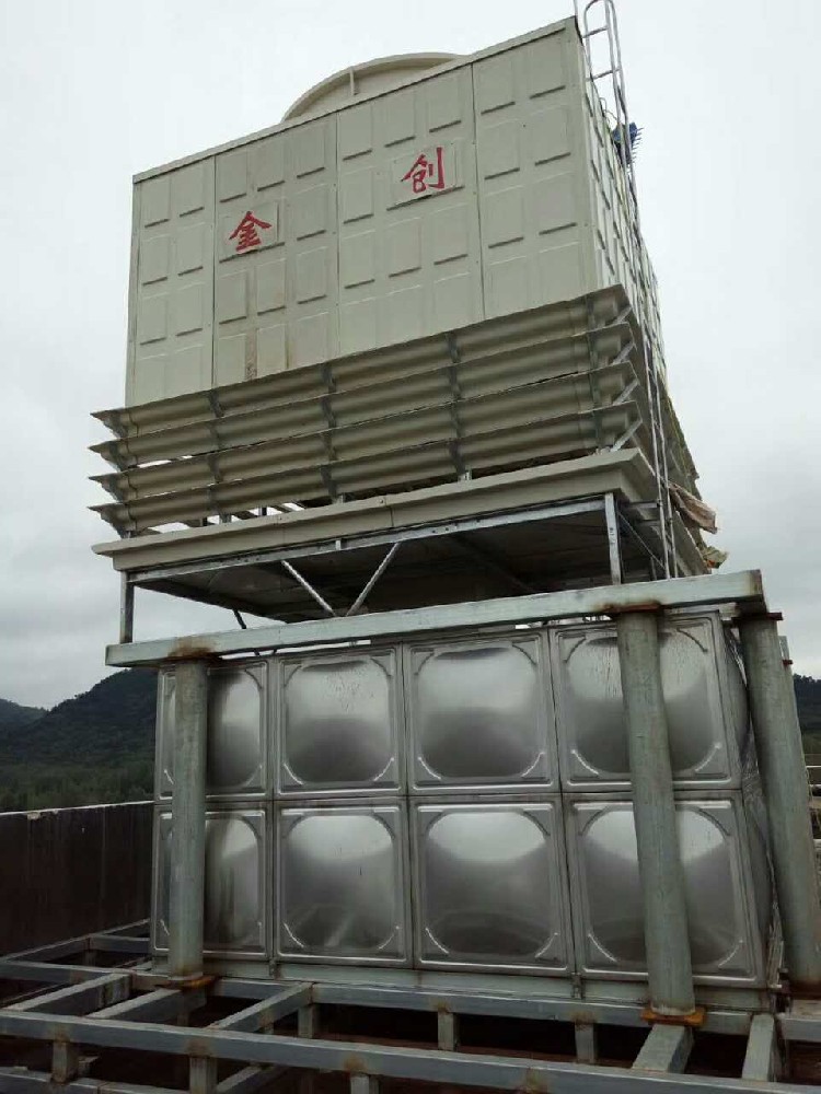 JCN金創1100T低噪音高溫型逆流式方型冷卻塔